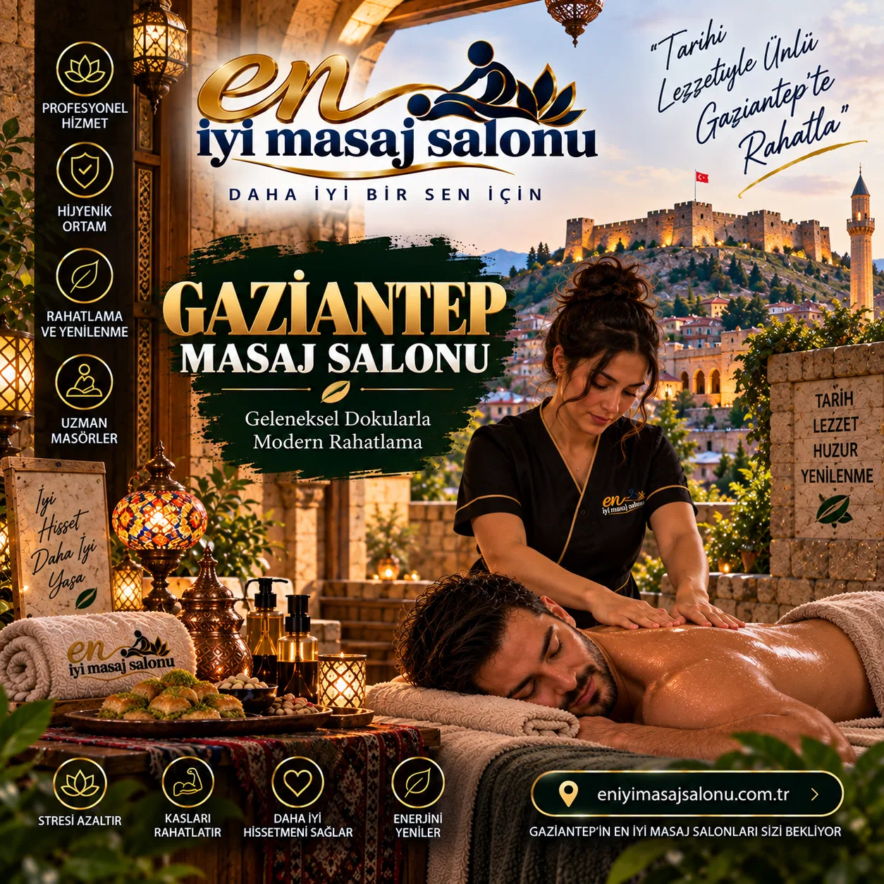 Gaziantep masaj salonları