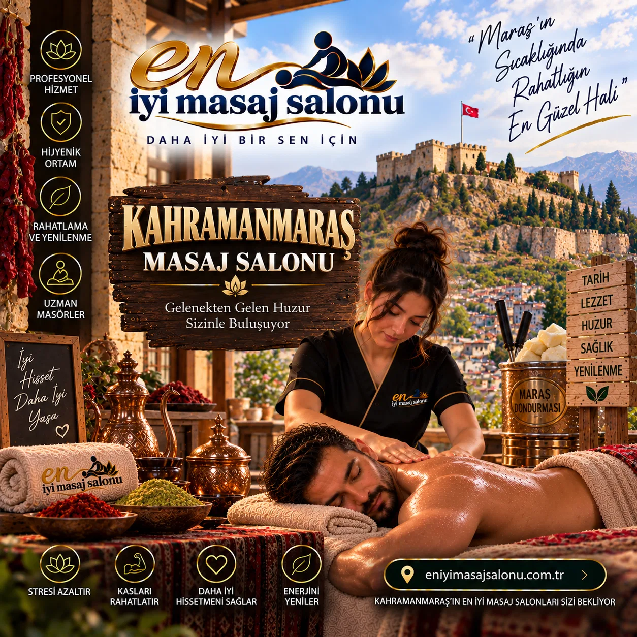Kahramanmaraş masaj salonları
