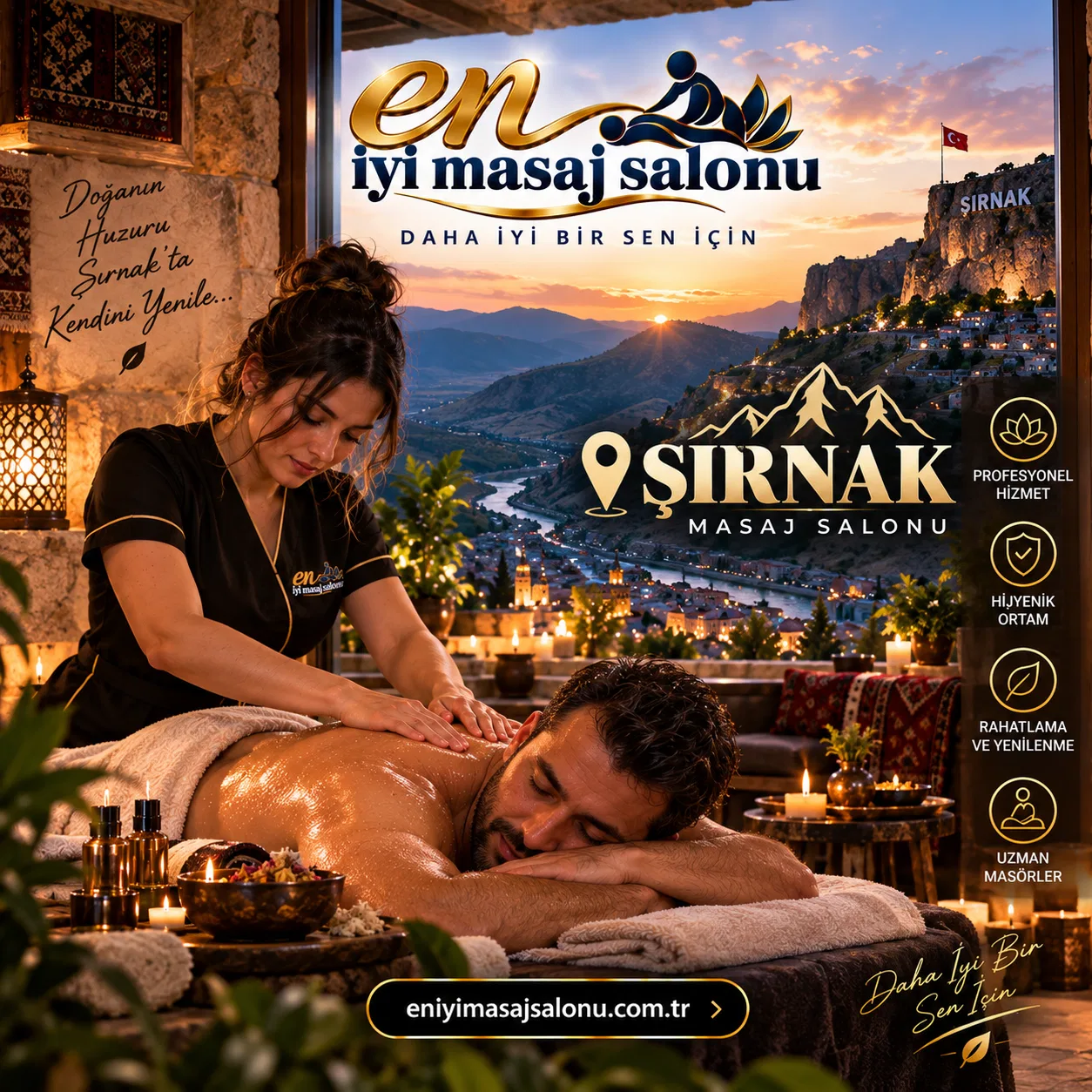 Şırnak masaj salonları