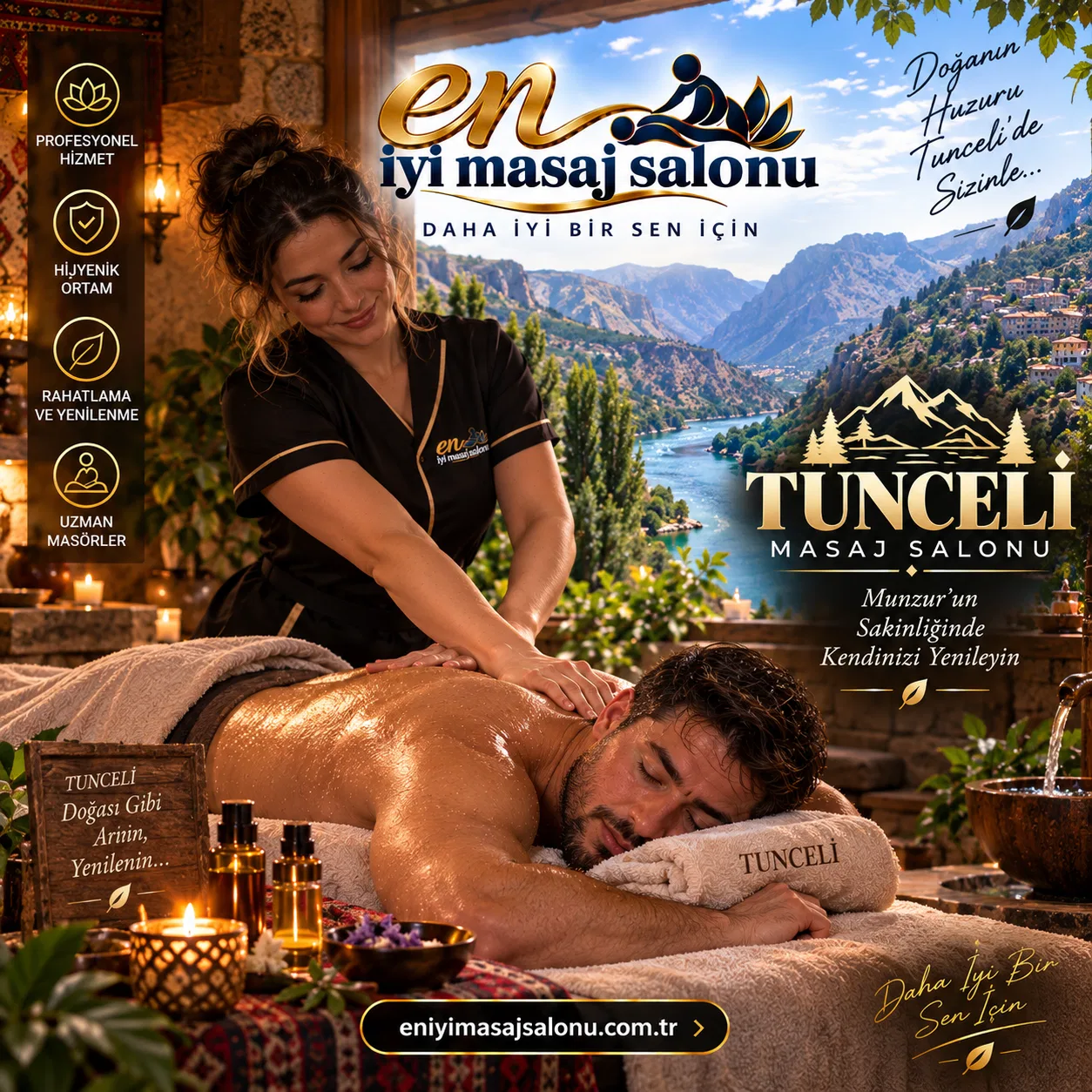 Tunceli masaj salonları