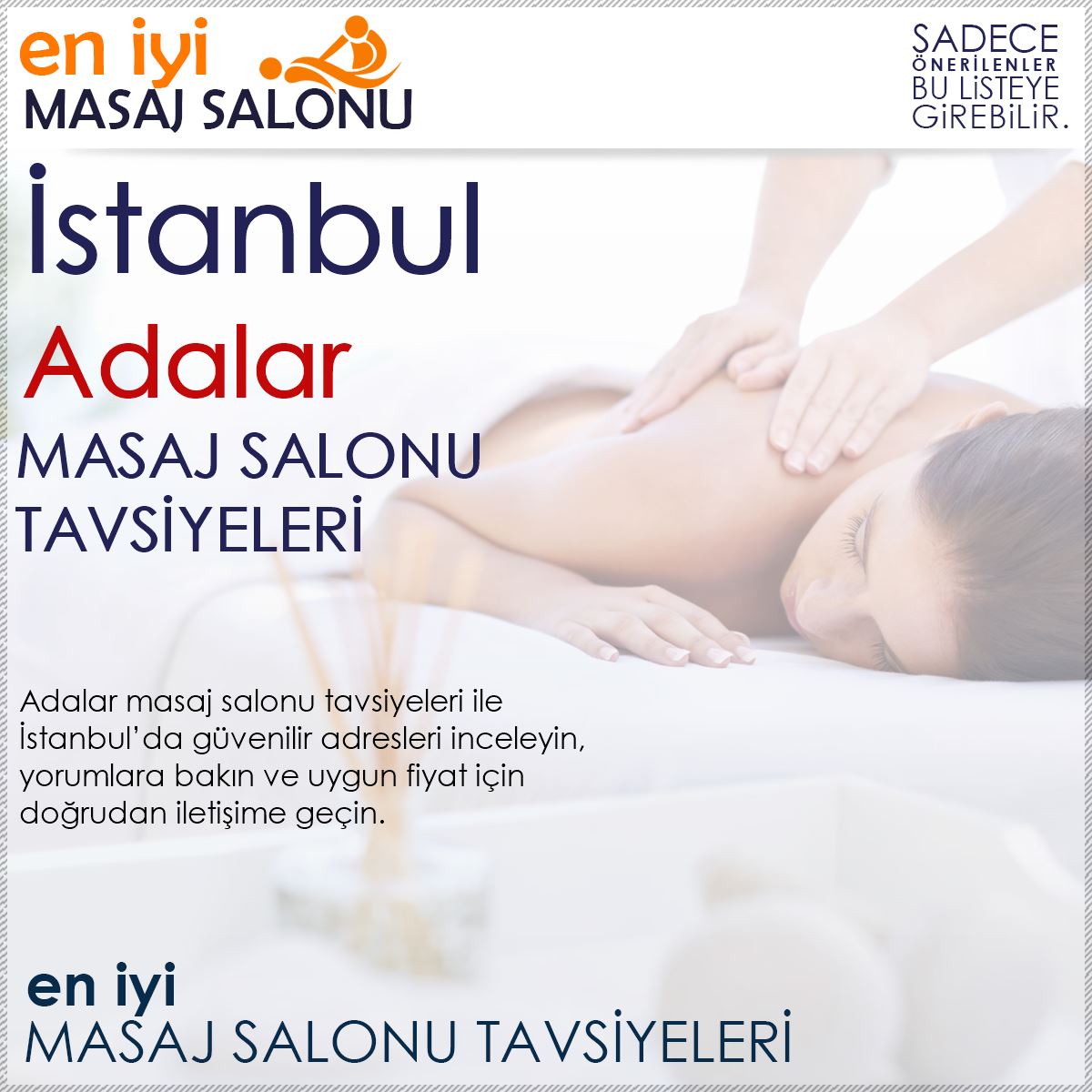 Adalar Masaj Salonu Tavsiyeleri