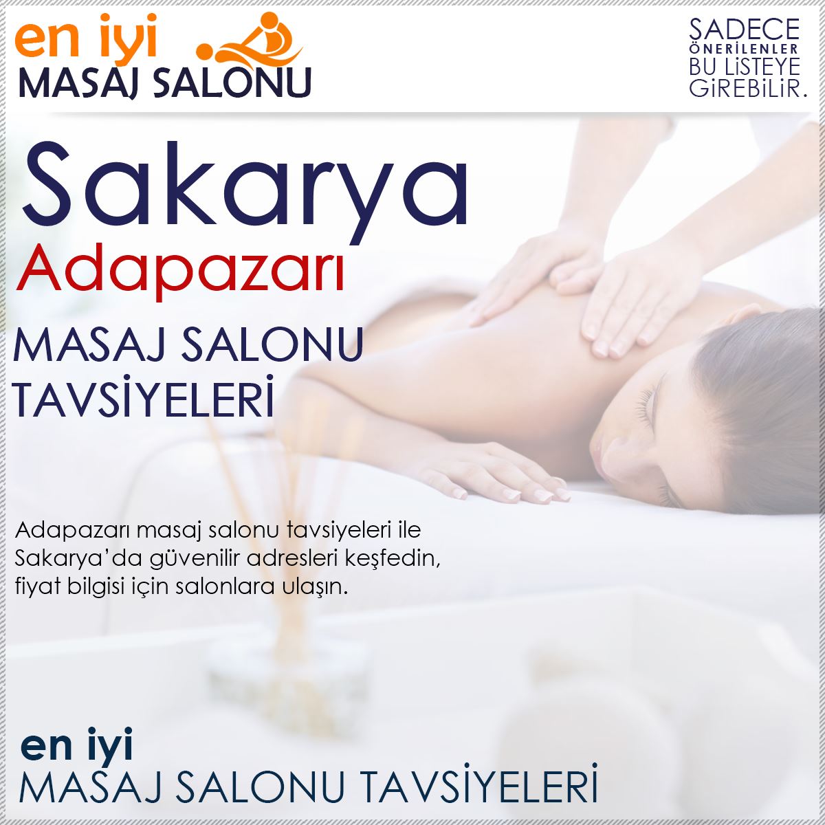 Adapazarı Masaj Salonu Tavsiyeleri