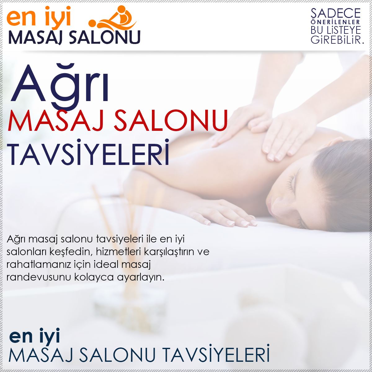Ağrı Masaj Salonu Tavsiyeleri