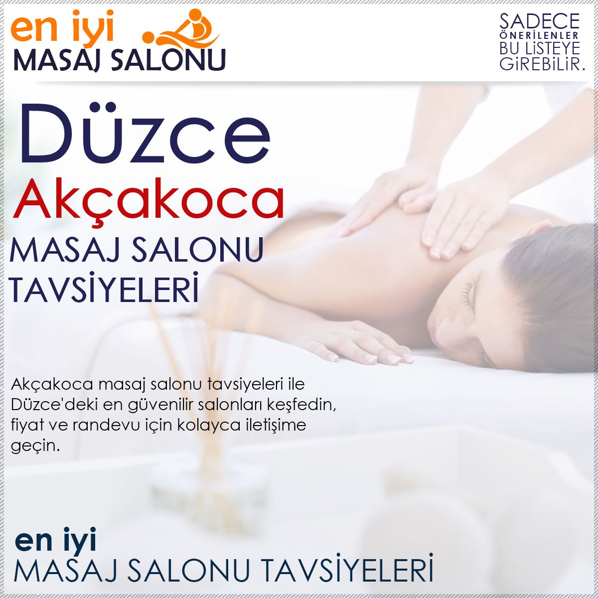 Akçakoca Masaj Salonu Tavsiyeleri