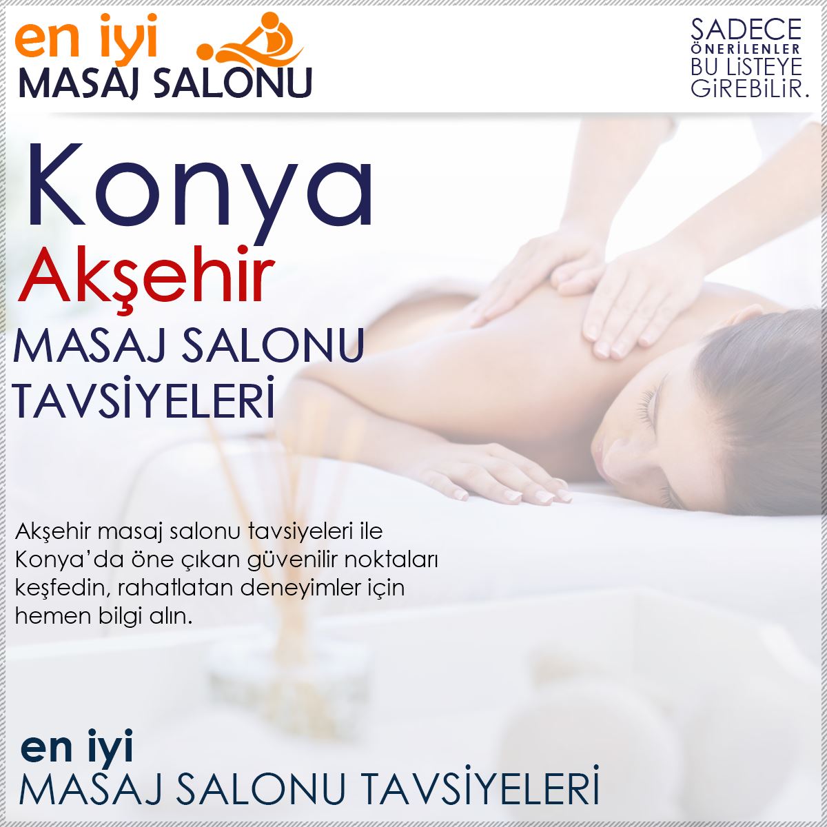 Akşehir Masaj Salonu Tavsiyeleri