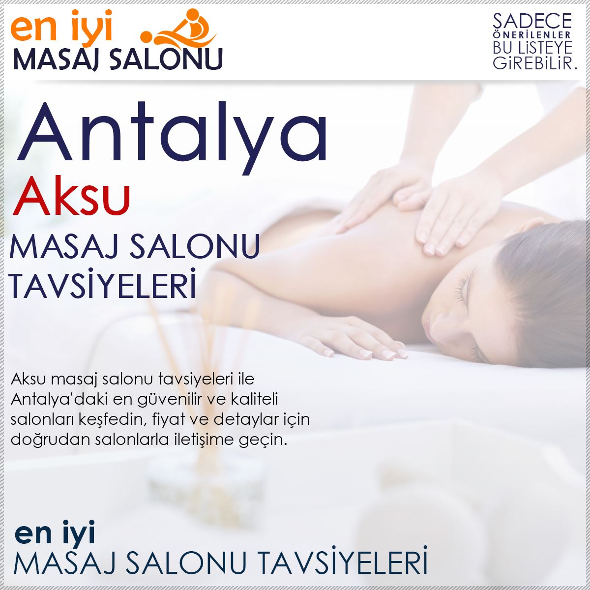 Aksu Masaj Salonu Tavsiyeleri