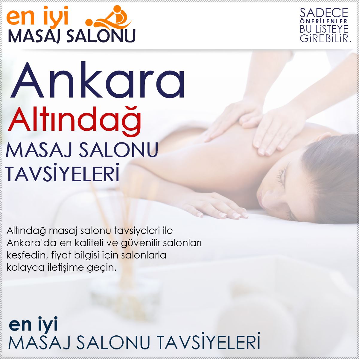 Altındağ Masaj Salonu Tavsiyeleri