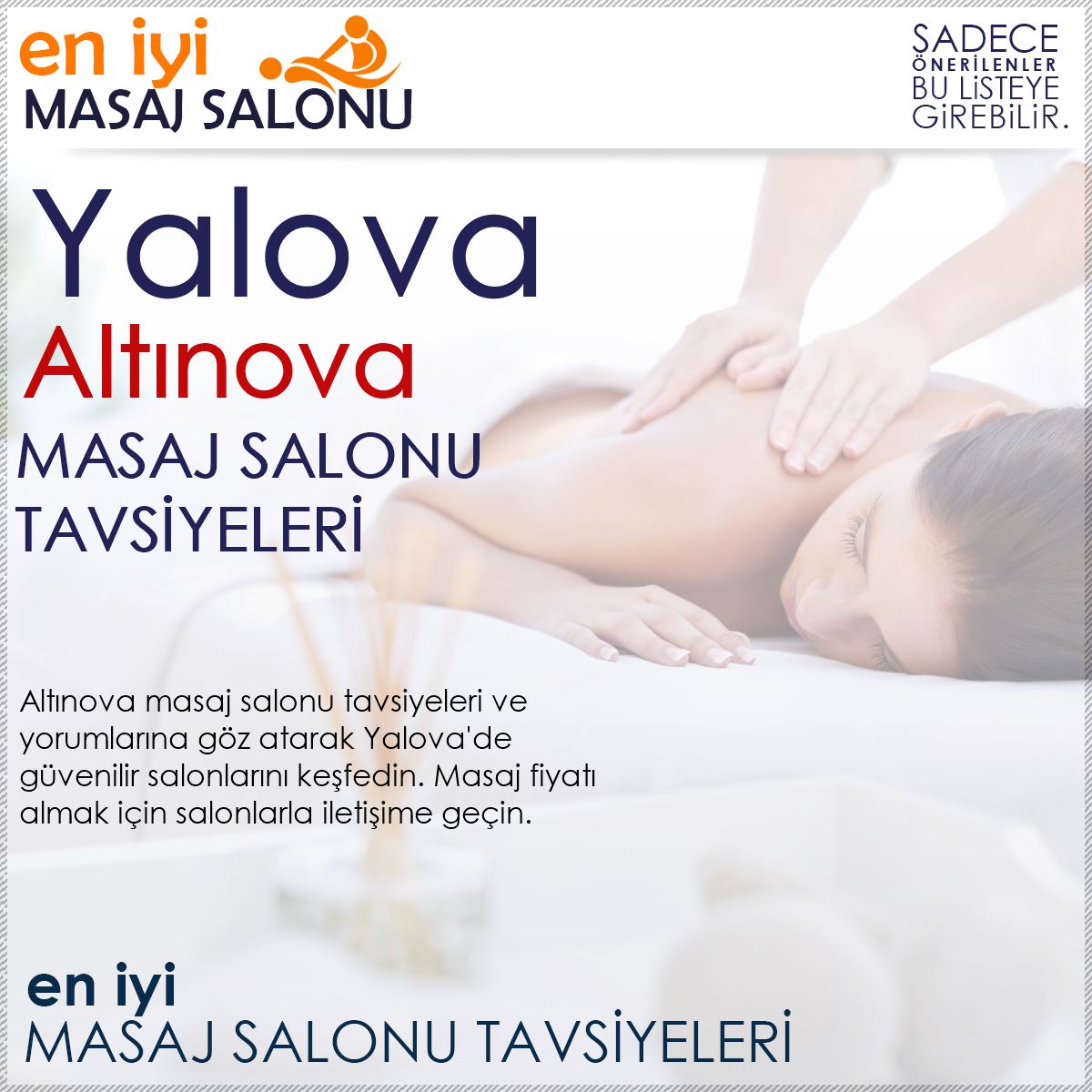 Altınova Masaj Salonu Tavsiyeleri