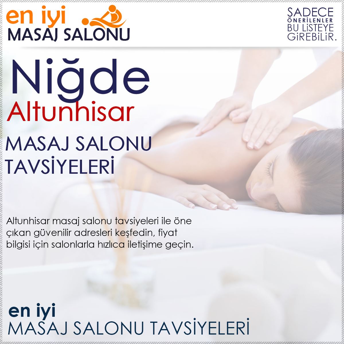 Altunhisar Masaj Salonu Tavsiyeleri