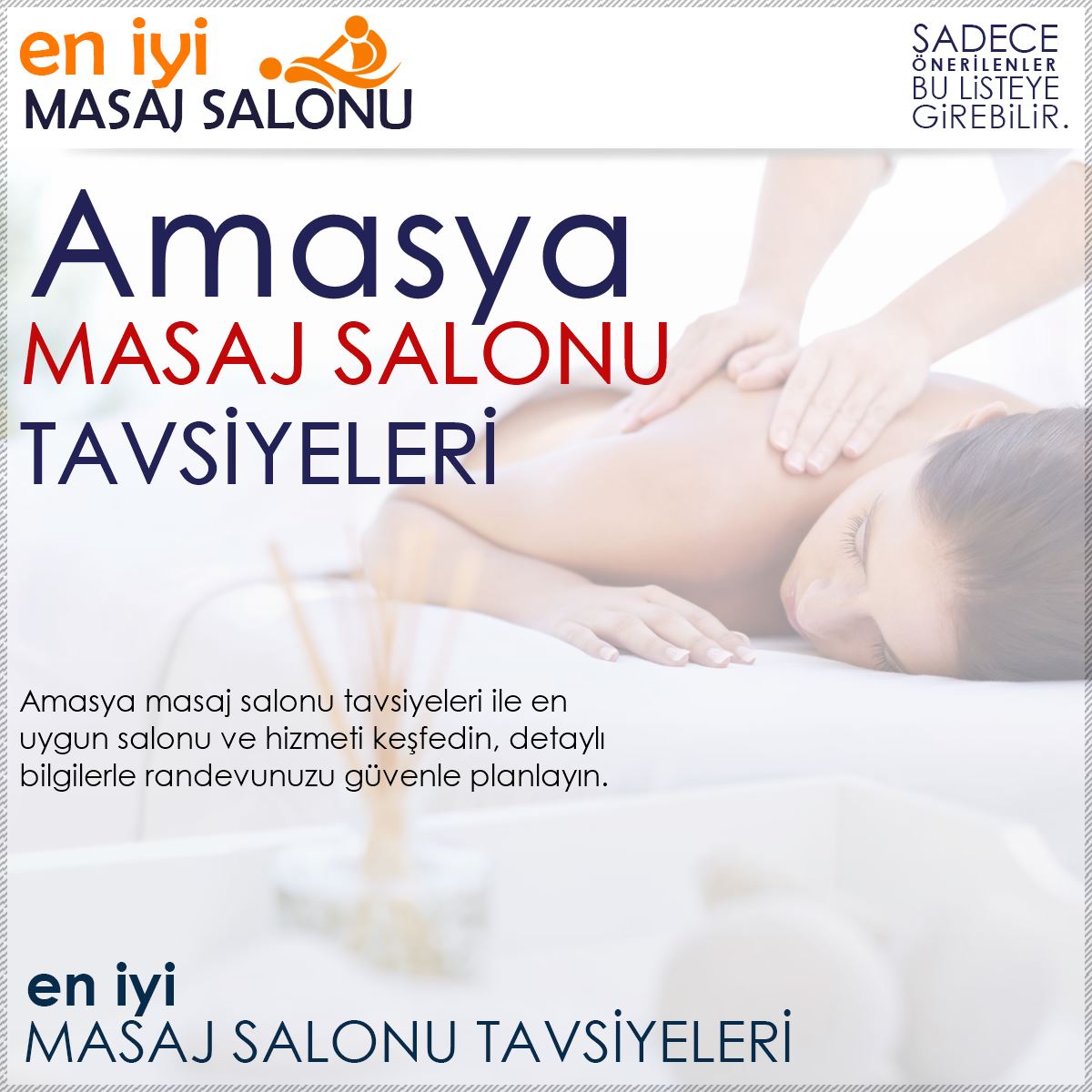 Amasya Masaj Salonu Tavsiyeleri
