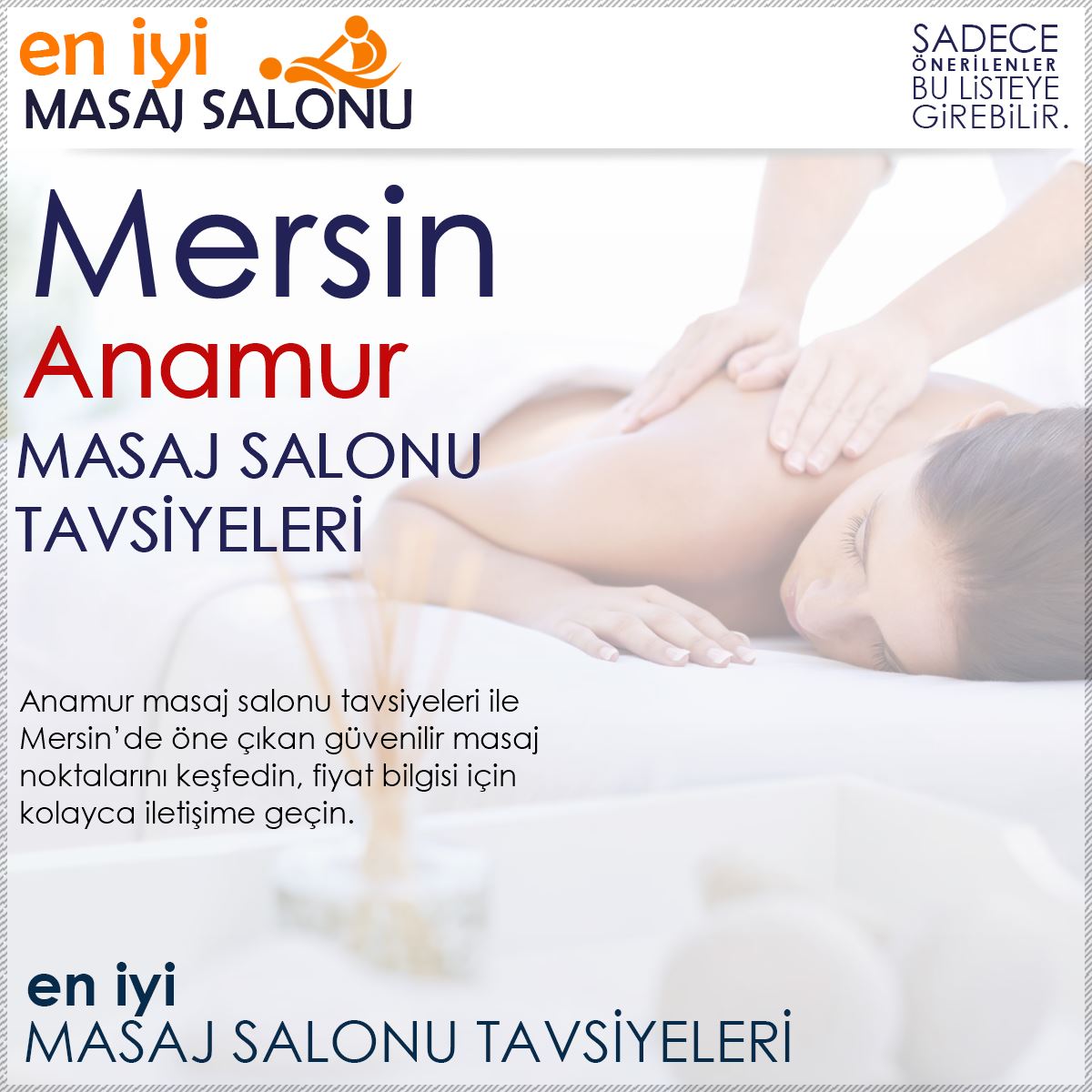 Anamur Masaj Salonu Tavsiyeleri