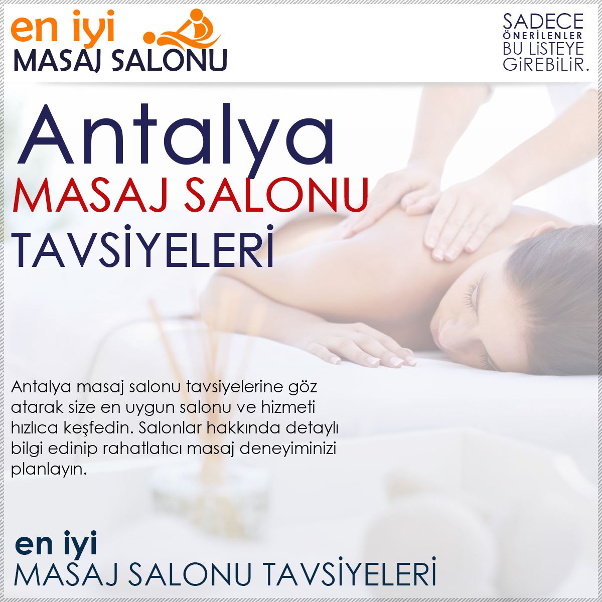 Antalya Masaj Salonu Tavsiyeleri