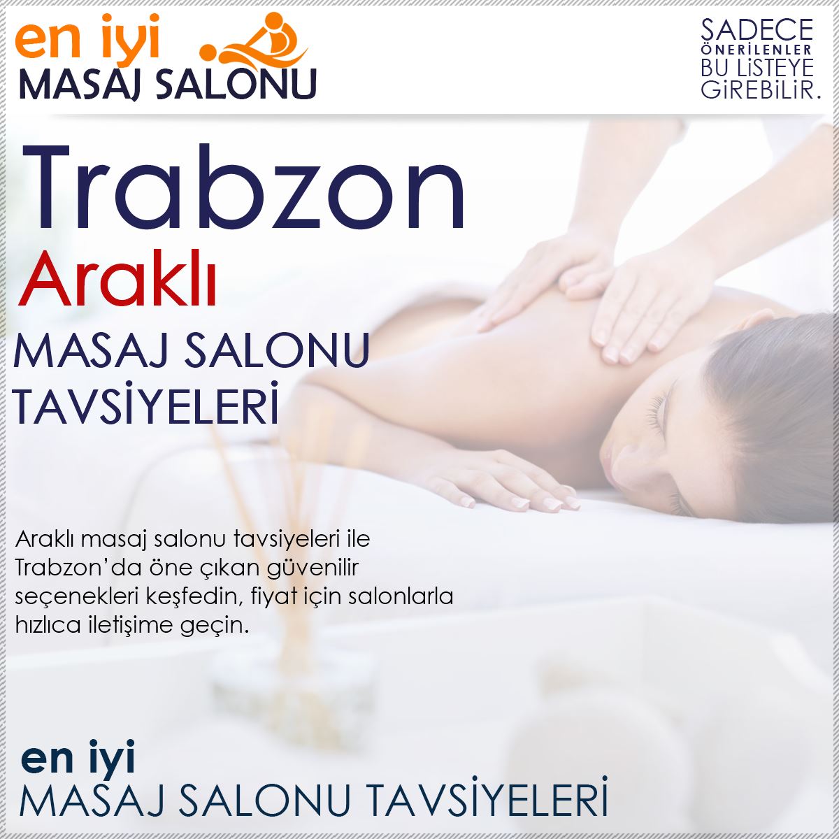 Araklı Masaj Salonu Tavsiyeleri