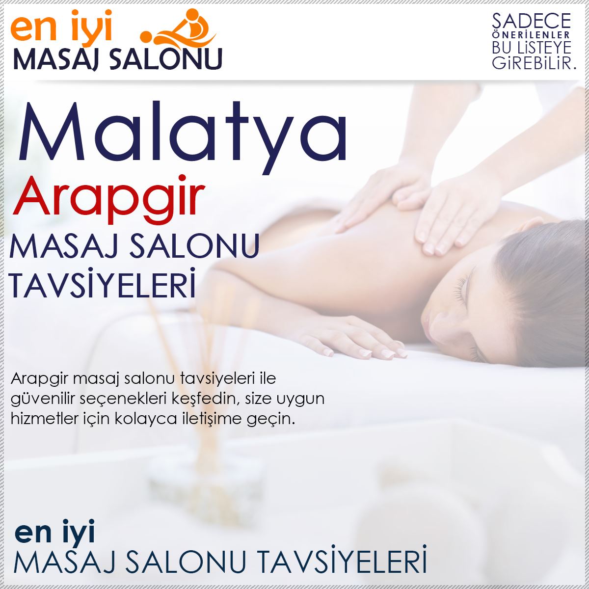 Arapgir Masaj Salonu Tavsiyeleri