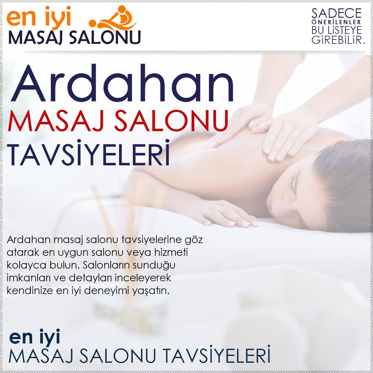 Ardahan Masaj Salonu Tavsiyeleri
