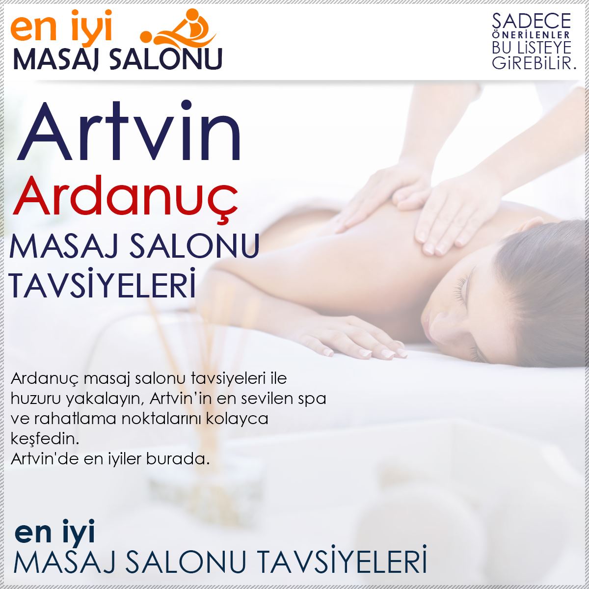 Ardanuç Masaj Salonu Tavsiyeleri