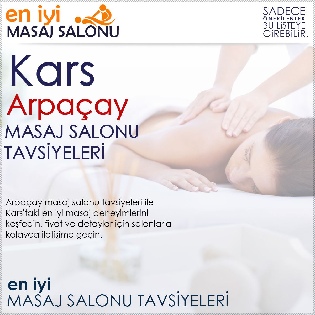 Arpaçay Masaj Salonu Tavsiyeleri