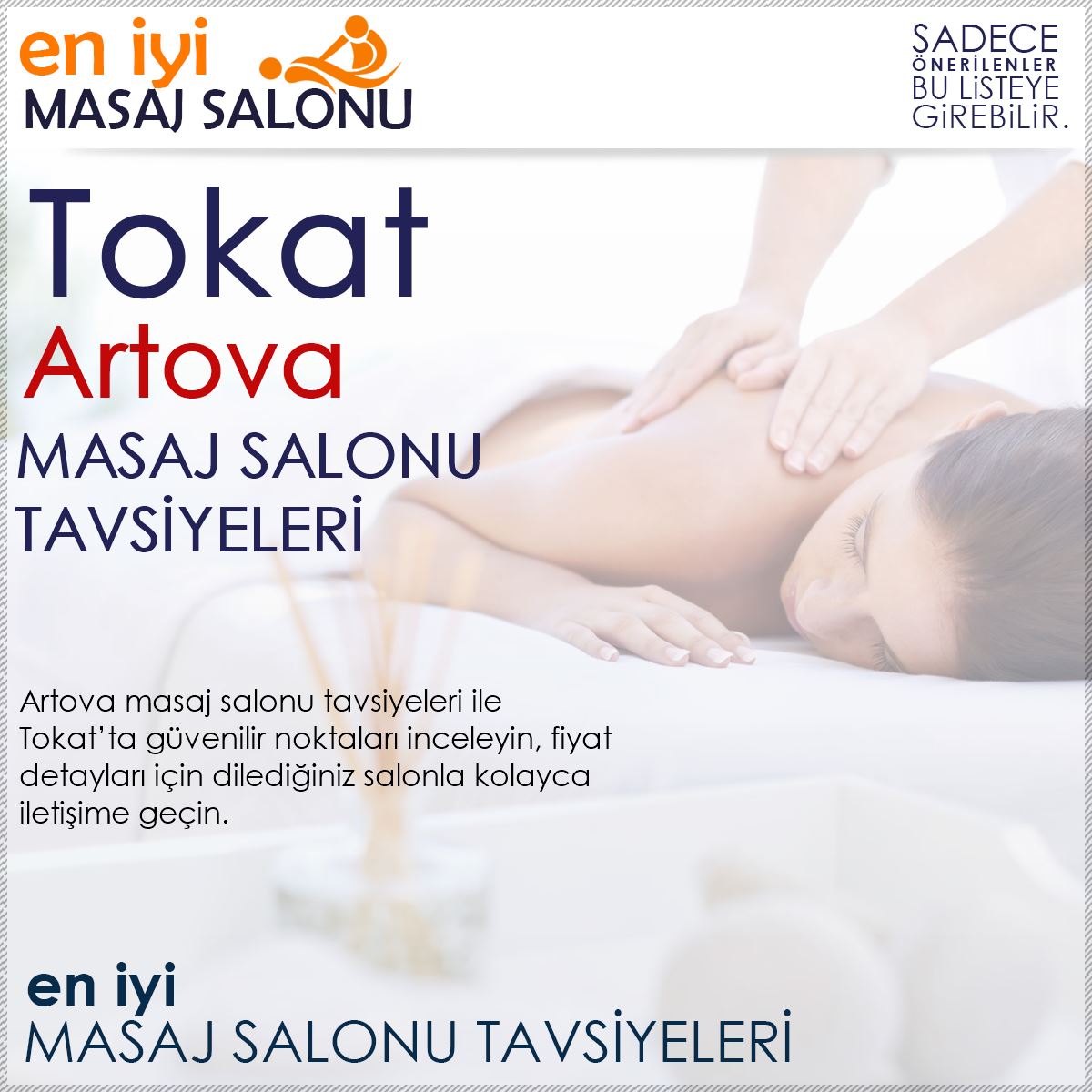 Artova Masaj Salonu Tavsiyeleri