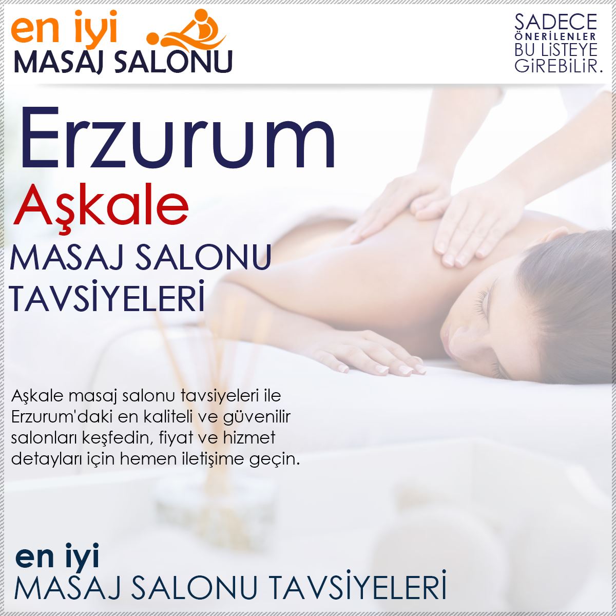 Aşkale Masaj Salonu Tavsiyeleri
