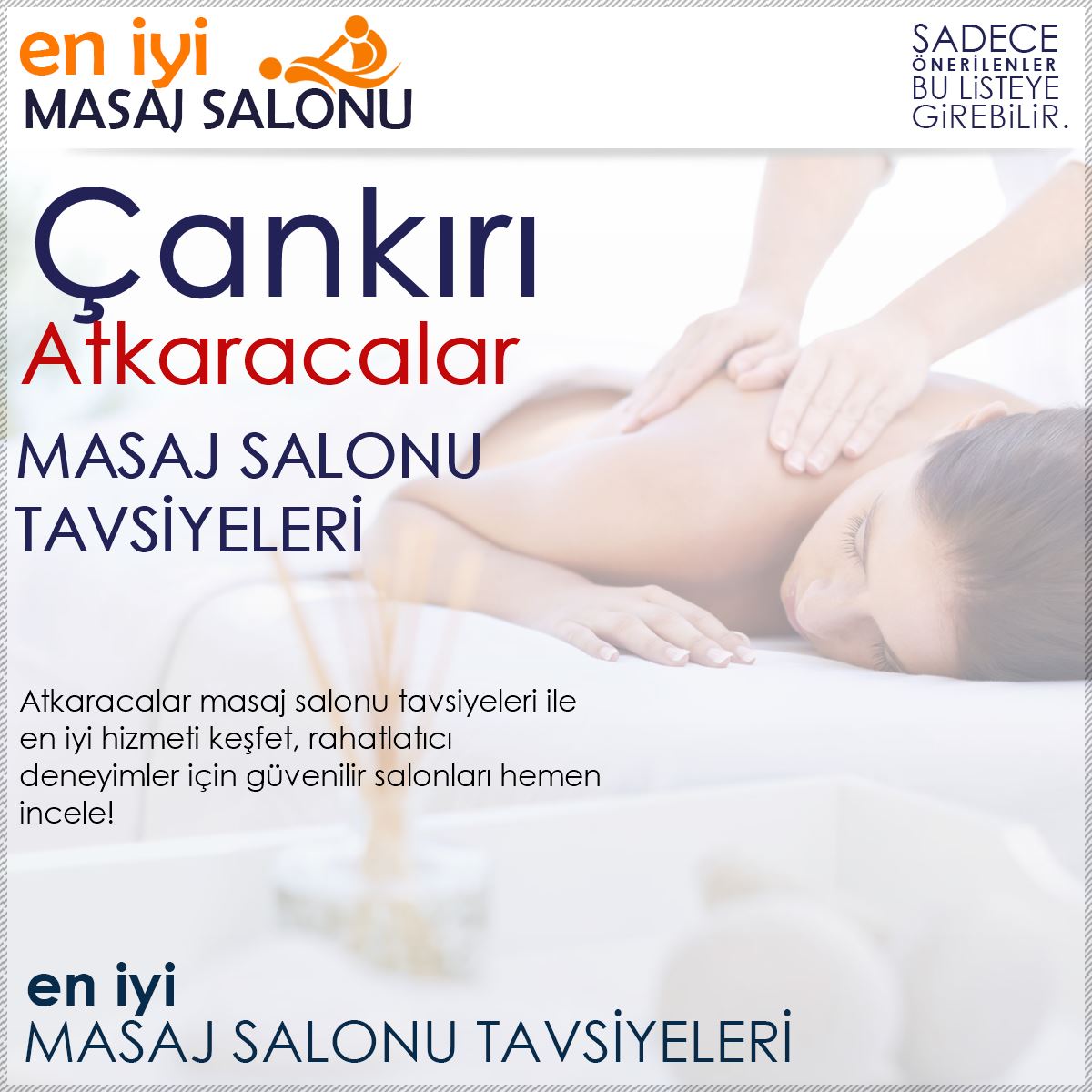 Atkaracalar Masaj Salonu Tavsiyeleri