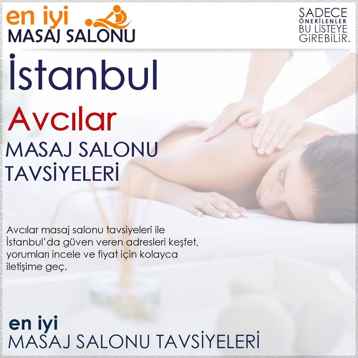 Avcılar Masaj Salonu Tavsiyeleri