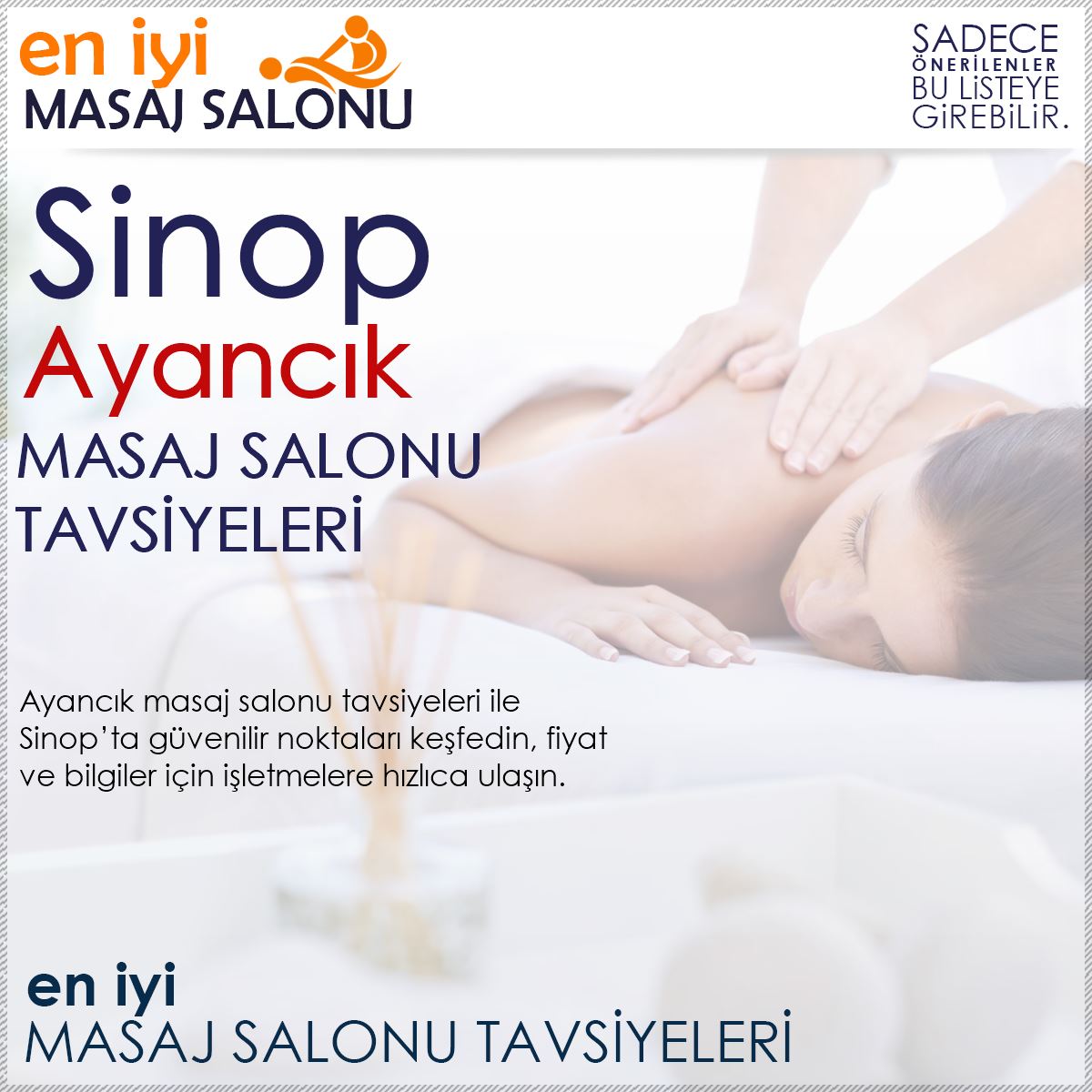 Ayancık Masaj Salonu Tavsiyeleri