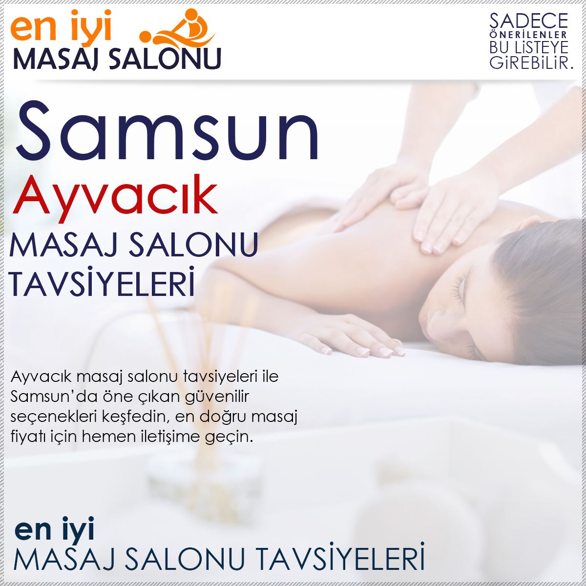 Ayvacık Masaj Salonu Tavsiyeleri
