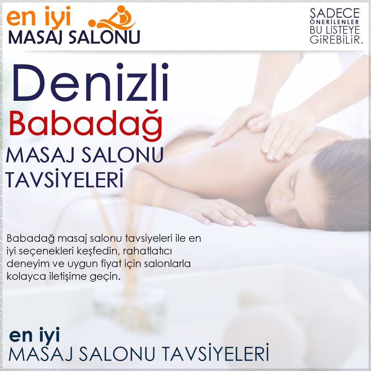 Babadağ Masaj Salonu Tavsiyeleri