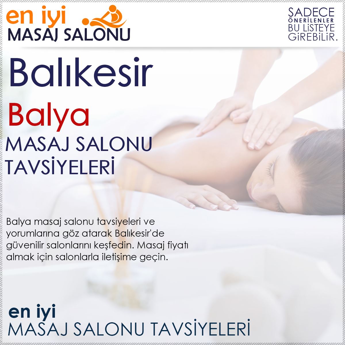 Balya Masaj Salonu Tavsiyeleri