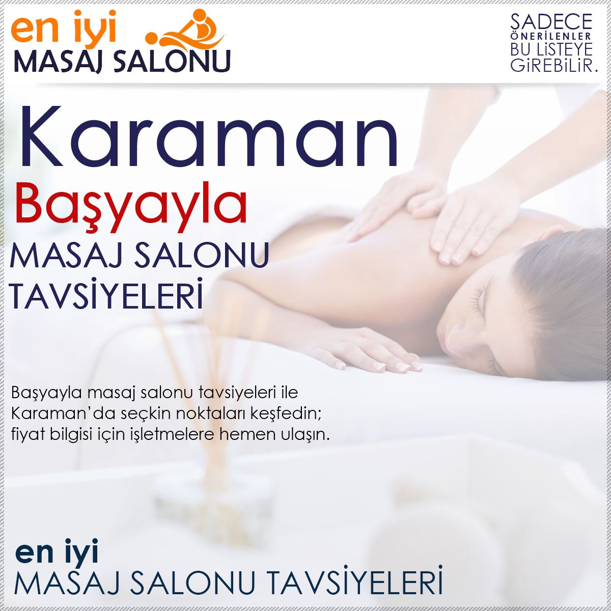 Başyayla Masaj Salonu Tavsiyeleri