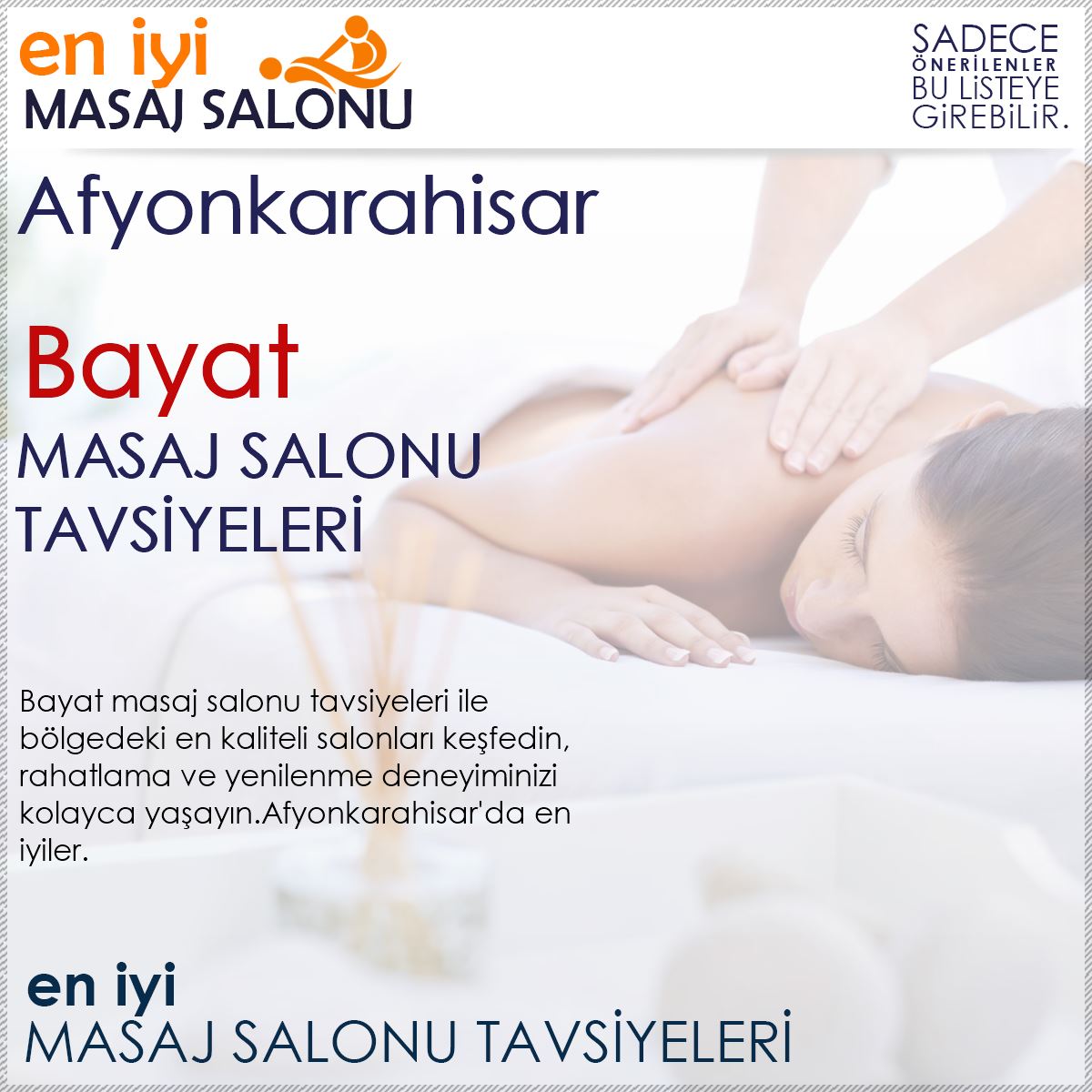 Bayat Masaj Salonu Tavsiyeleri
