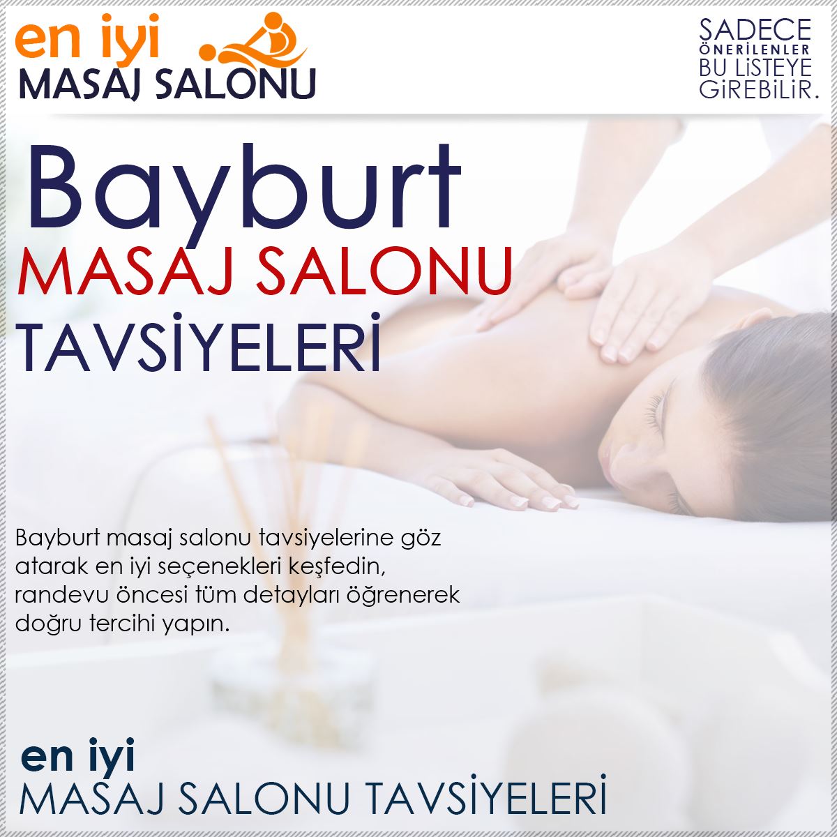 Bayburt Masaj Salonu Tavsiyeleri
