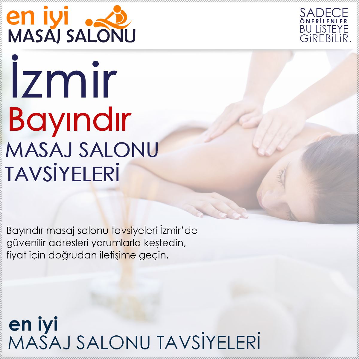 Bayındır Masaj Salonu Tavsiyeleri