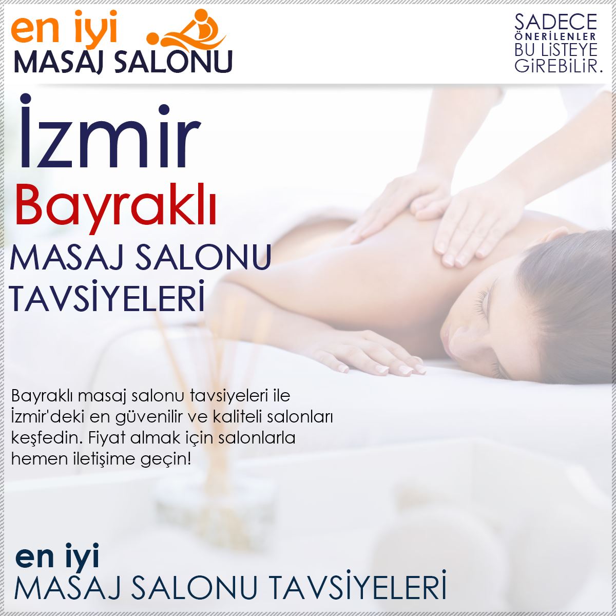 Bayraklı Masaj Salonu Tavsiyeleri