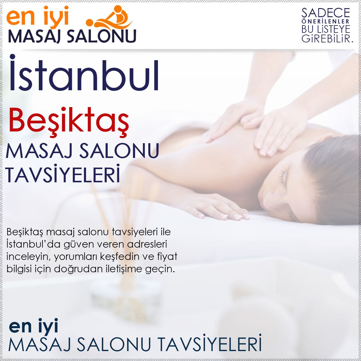 Beşiktaş Masaj Salonu Tavsiyeleri