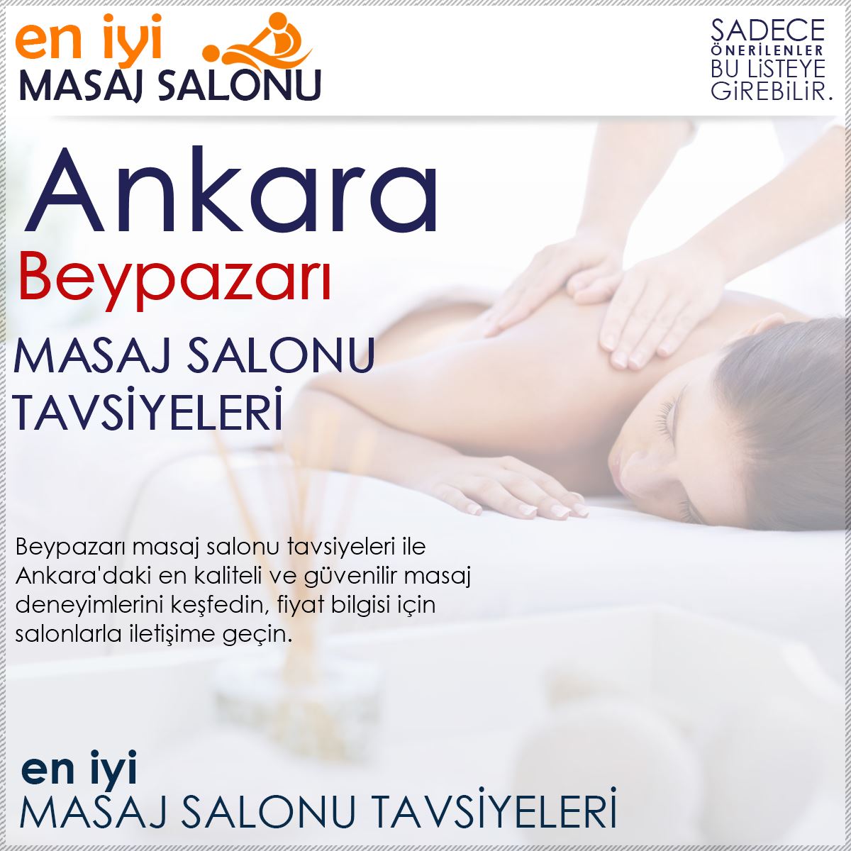 Beypazarı Masaj Salonu Tavsiyeleri