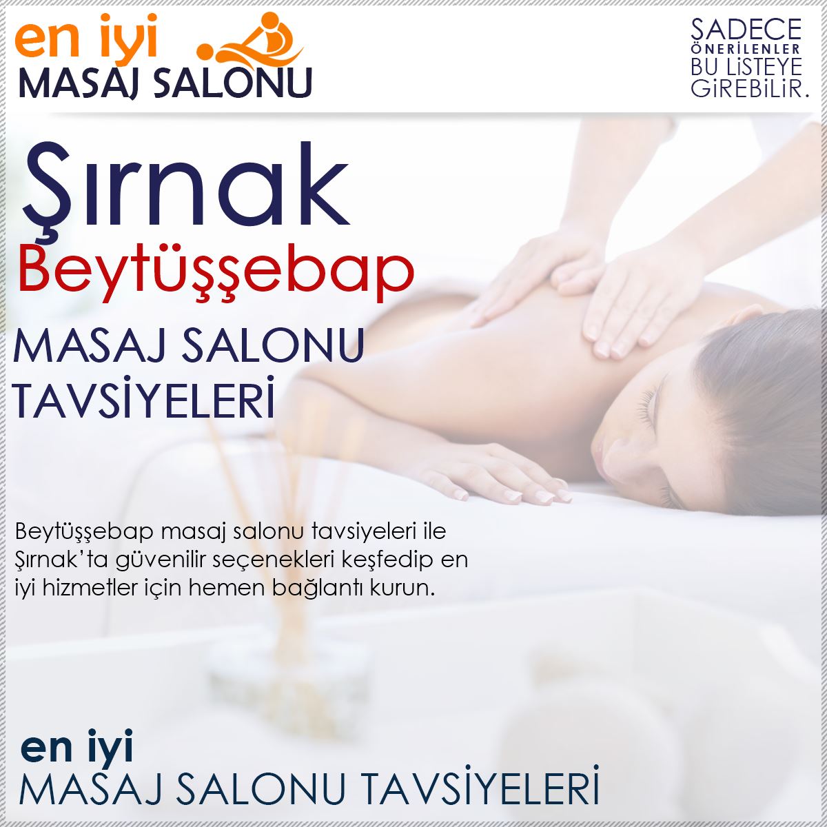 Beytüşşebap Masaj Salonu Tavsiyeleri