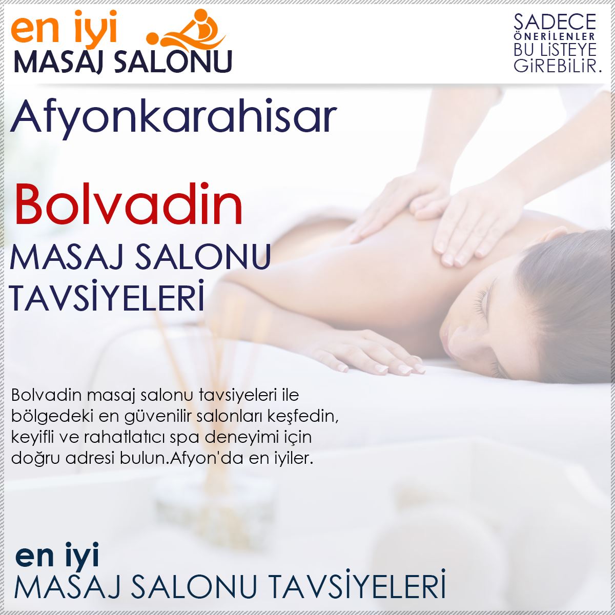 Bolvadin Masaj Salonu Tavsiyeleri
