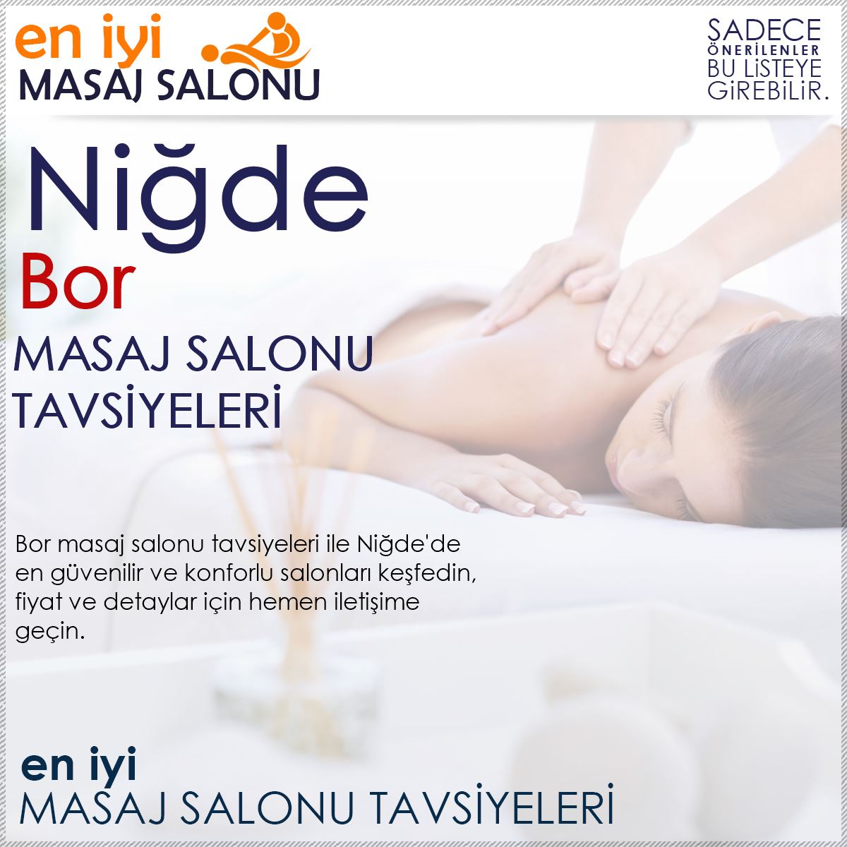 Bor Masaj Salonu Tavsiyeleri