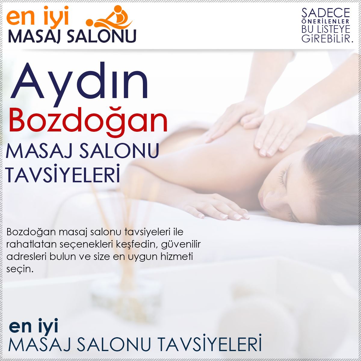 Bozdoğan Masaj Salonu Tavsiyeleri