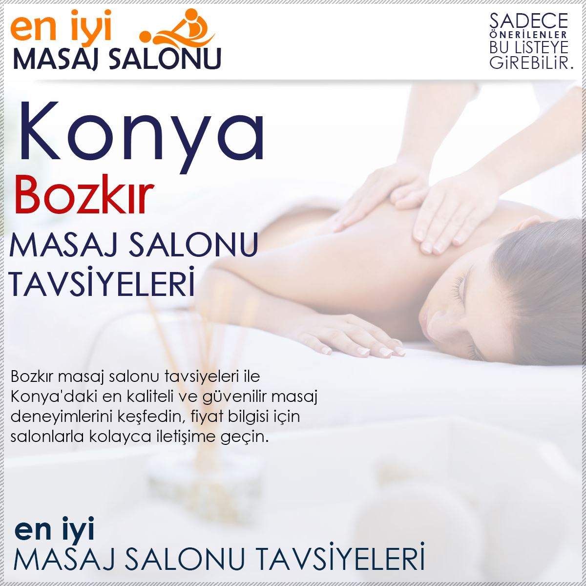 Bozkır Masaj Salonu Tavsiyeleri