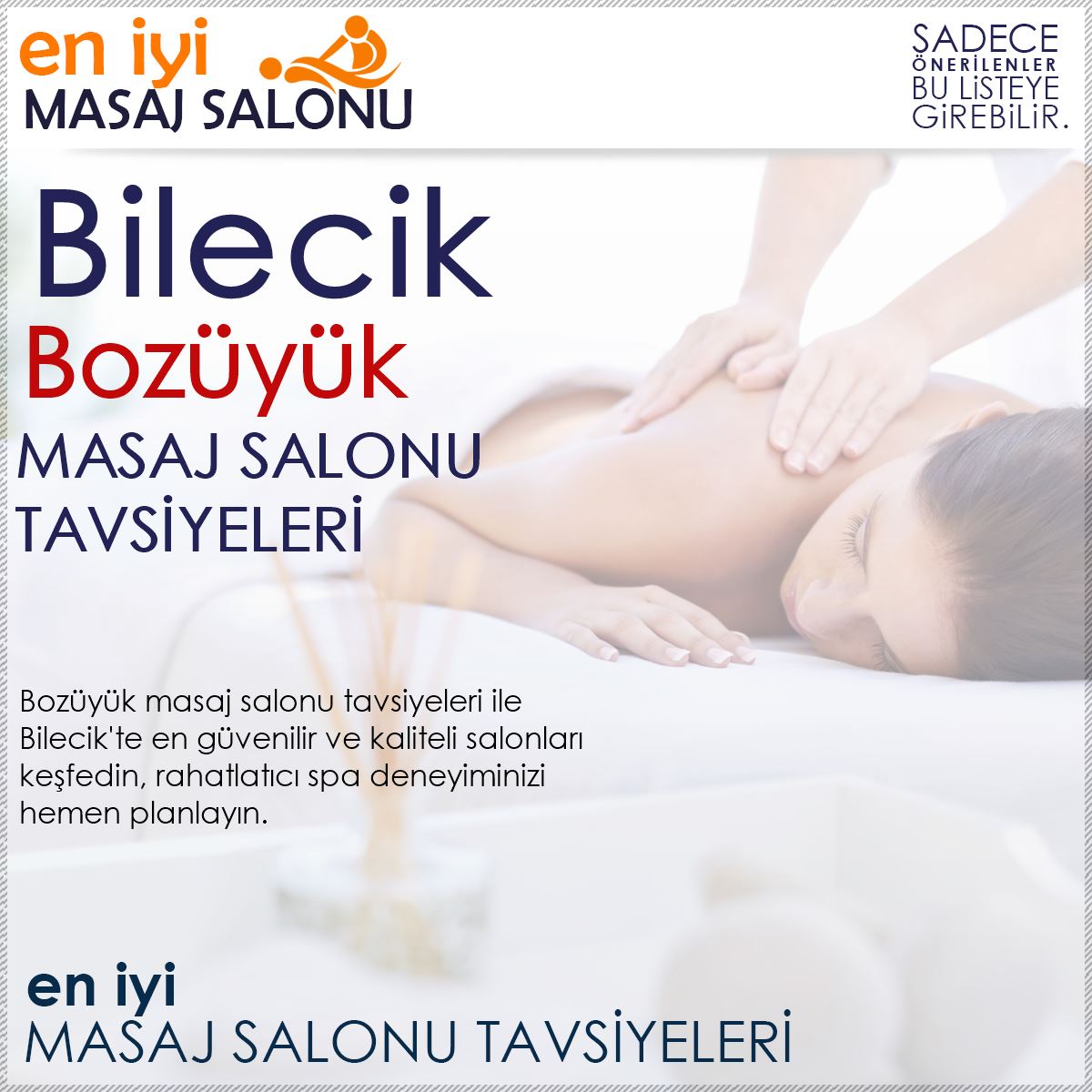 Bozüyük Masaj Salonu Tavsiyeleri
