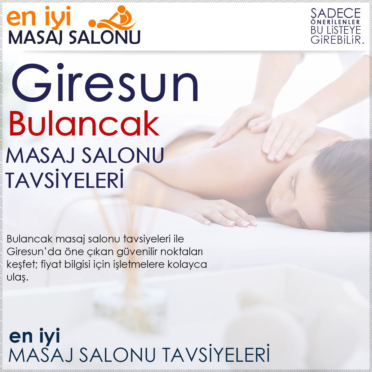 Bulancak Masaj Salonu Tavsiyeleri