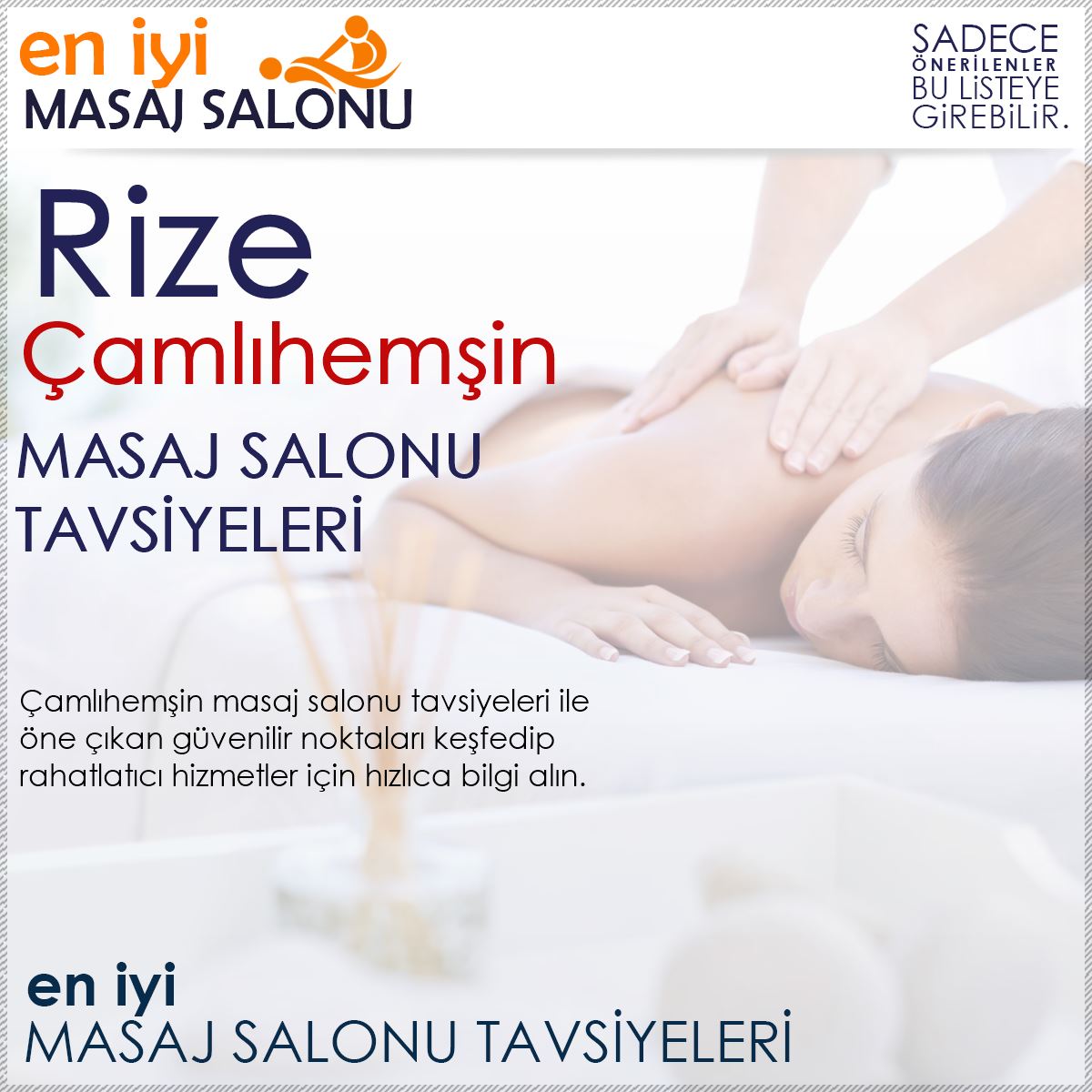 Çamlıhemşin Masaj Salonu Tavsiyeleri