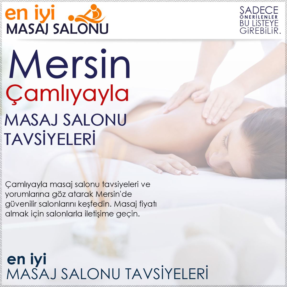 Çamlıyayla Masaj Salonu Tavsiyeleri