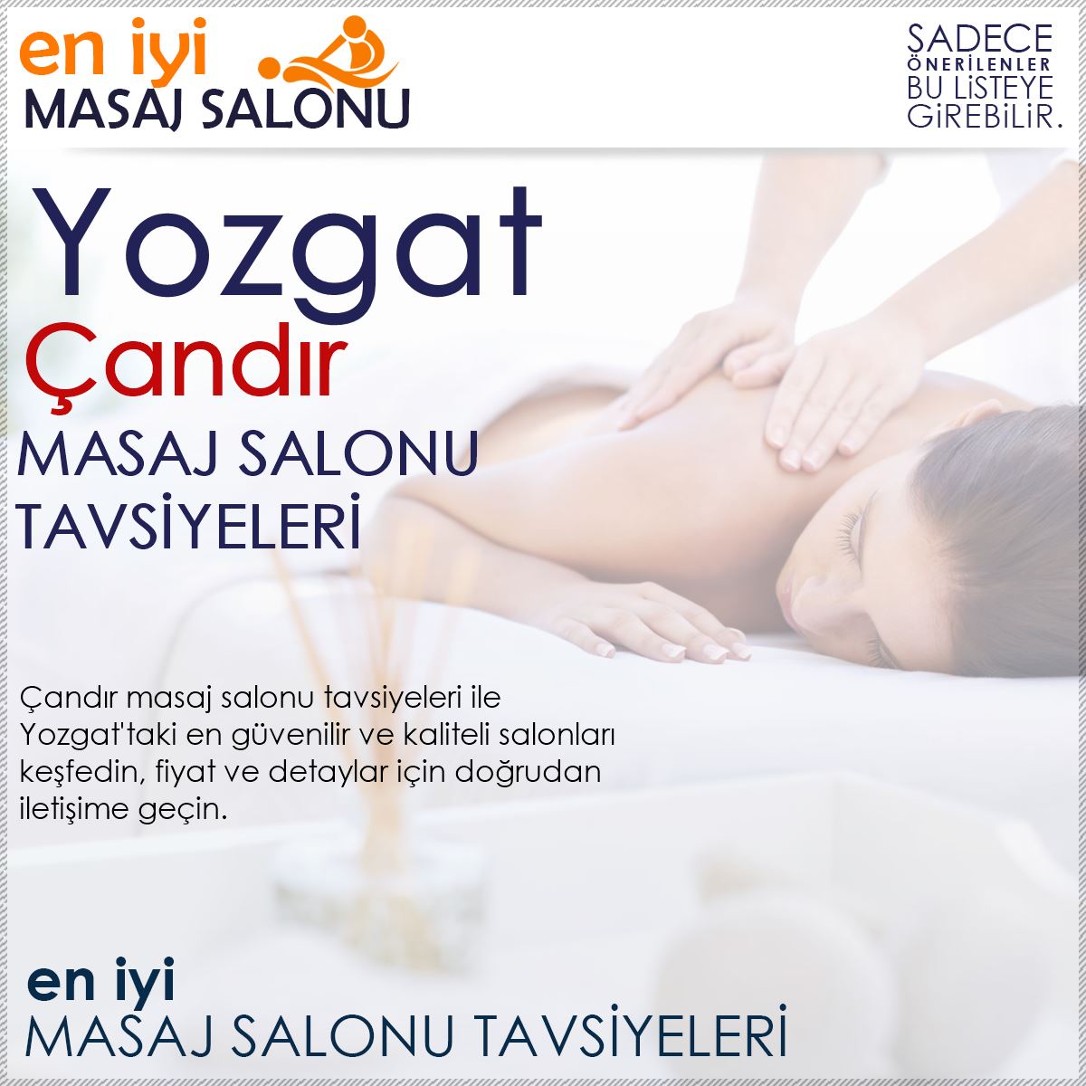 Çandır Masaj Salonu Tavsiyeleri