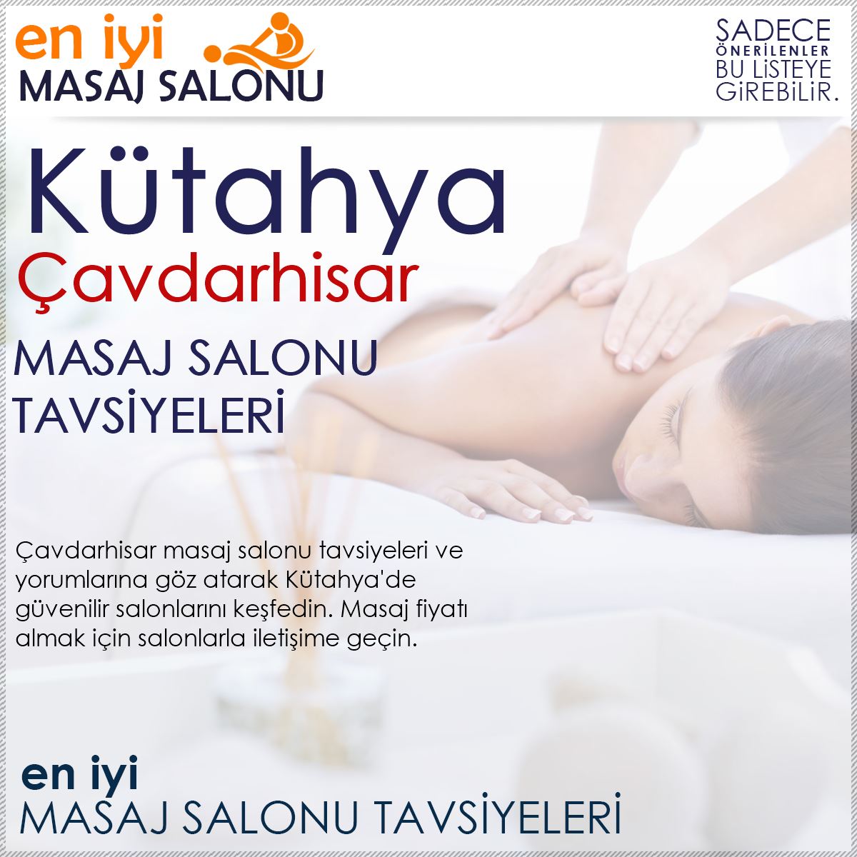 Çavdarhisar Masaj Salonu Tavsiyeleri