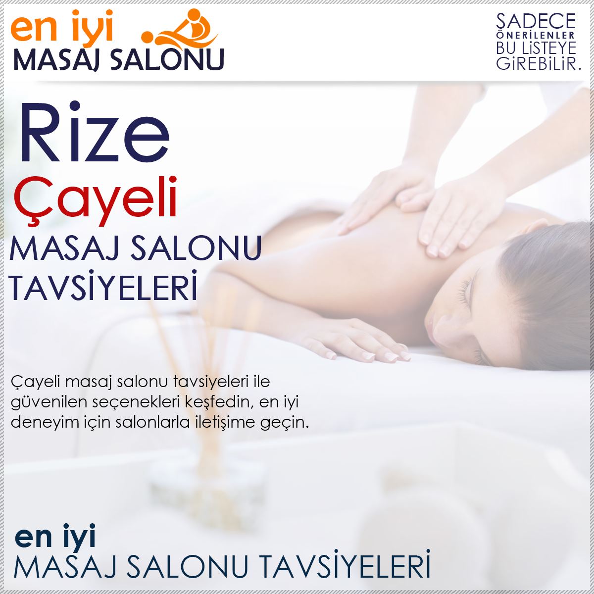 Çayeli Masaj Salonu Tavsiyeleri