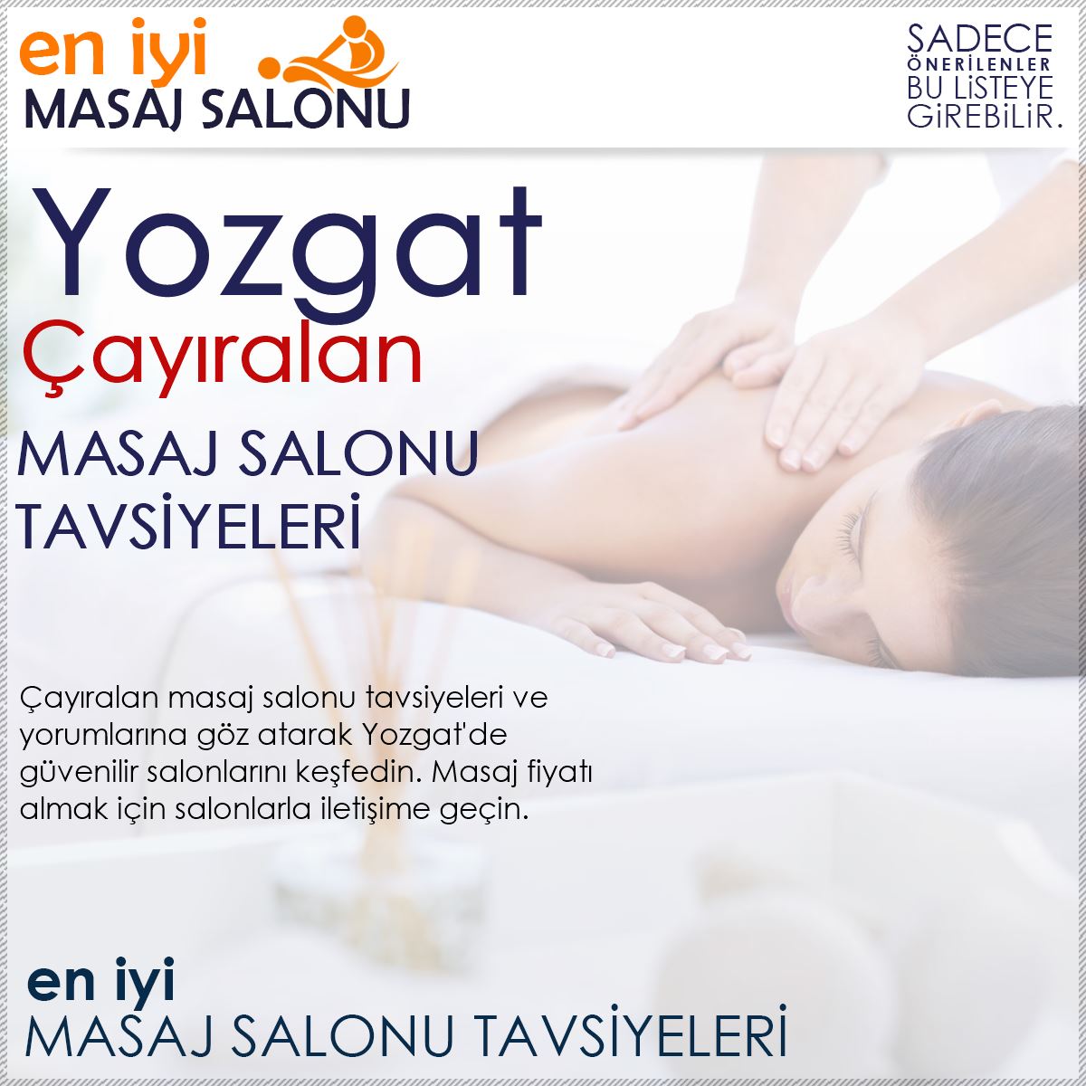 Çayıralan Masaj Salonu Tavsiyeleri