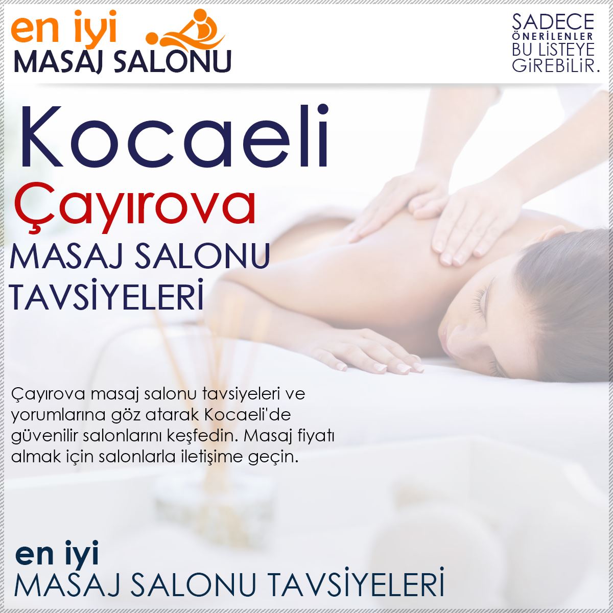 Çayırova Masaj Salonu Tavsiyeleri